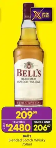 Shoprite Bell's Blended Scotch Whisky offer