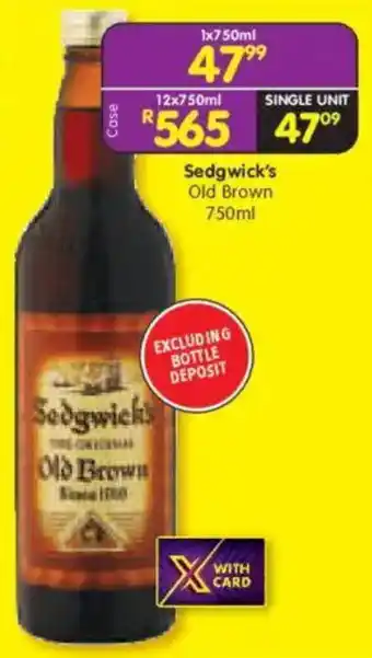 Shoprite Sedgwick's Old Brown offer