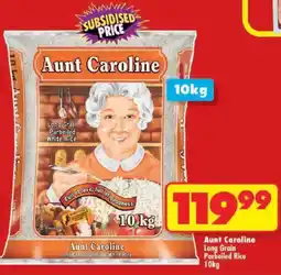 Shoprite Aunt Caroline Long Grain Parboiled Rice offer