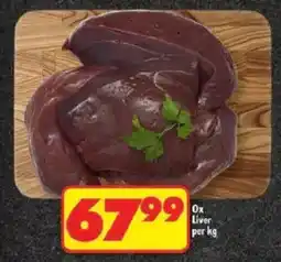 Shoprite Ox Liver offer