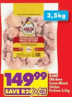 Shoprite Goldi Chicken Frozen Mixed Chicken Portions offer