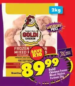 Shoprite Goldi Chicken Frozen Mixed Chicken Portions offer
