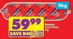 Shoprite Renown French Polony offer