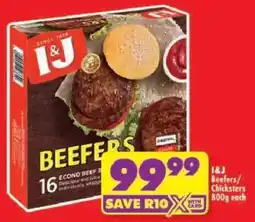 Shoprite I&J Beefers/ Chicksters offer