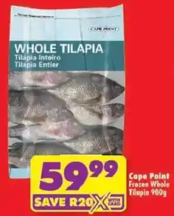 Shoprite Cape Point Frozen Whole Tilapia offer