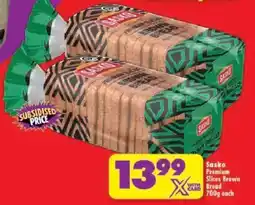 Shoprite Sasko Premium Slices Brown Bread offer