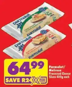 Shoprite Parmalat/ Melrose Processed Cheese Slices offer