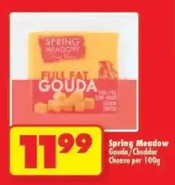 Shoprite Spring Meadow Gouda/ Cheddar Cheese offer