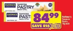 Shoprite Fatima's Samoosa Pastry offer