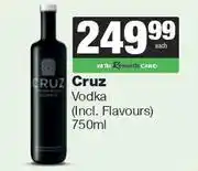 Spar Tops Cruz Vodka (Incl Flavours)-750ml offer