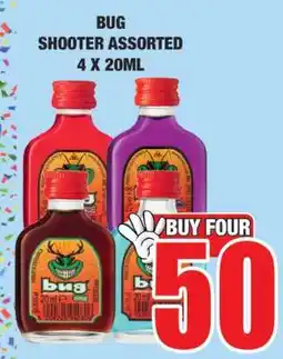 Boxer BUG SHOOTER ASSORTED 4 X 20ML offer