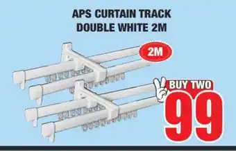 Boxer APS CURTAIN TRACK DOUBLE WHITE 2M offer