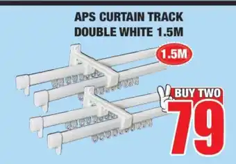 Boxer APS CURTAIN TRACK DOUBLE WHITE 1.5M offer