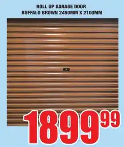 Boxer ROLL UP GARAGE DOOR BUFFALO BROWN 2450MM X 2100MM offer