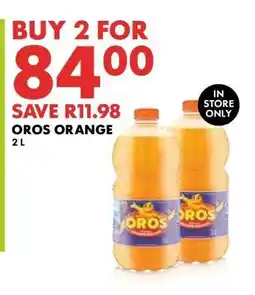 Woolworths OROS ORANGE 2L offer