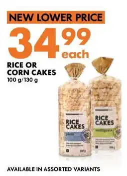 Woolworths Rice or Corn Cakes offer