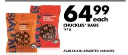 Woolworths CHUCKLES BAGS offer
