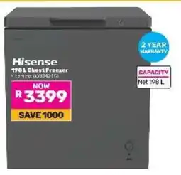Game Hisense 196 L Chest Freezer offer