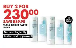 Woolworths 2-Ply Toilet Paper 18-Pack offer