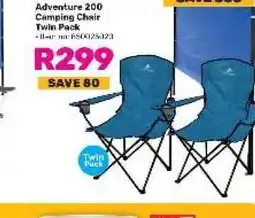 Game Adventure 200 Camping Chair Twin Pack offer