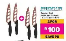 Game Shogun Copper Cut Knife Set 2-Pack offer