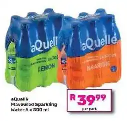 Game aQuellé Flavoured Sparkling Water 6 x 500 ml offer