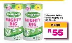 Game Twinsaver Roller Towels Mighty Big 160 Sheets offer