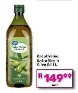 Game Great Value Extra Virgin Olive Oil 1 L offer