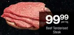 Checkers Beef Tenderised Steak offer