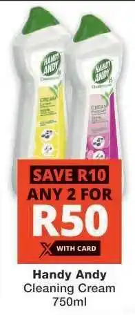 Checkers HANDY ANDY CLEANING CREAM offer