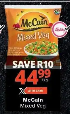 Checkers McCain Mixed Veg offer