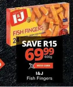 Checkers I&J Fish Fingers offer