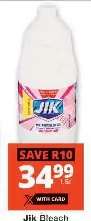 Checkers Jik Bleach offer