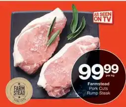 Checkers Farmstead Pork Cuts Rump Steak offer