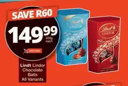 Checkers Lindt Lindor Chocolate Balls offer