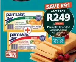 Checkers Parmalat Cheddar/Gouda Cheese offer