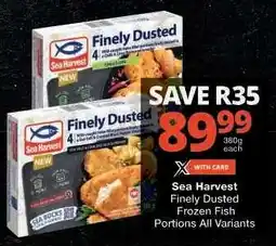 Checkers Sea Harvest Finely Dusted Frozen Fish Portions offer