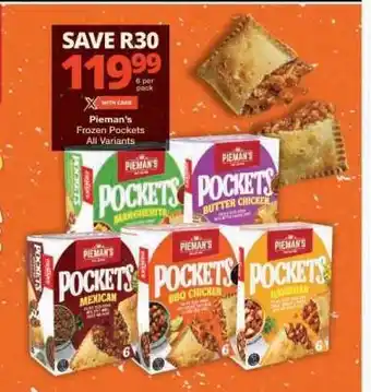 Checkers Pieman's Frozen Pockets offer