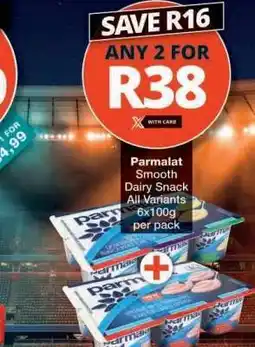 Checkers Parmalat Smooth Dairy Snack offer
