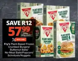 Checkers Fry's Plant-Based Frozen Products offer