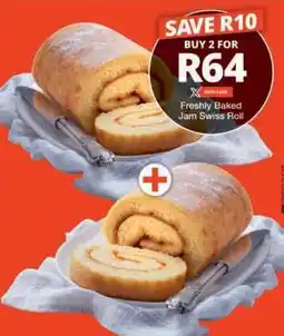 Checkers Freshly Baked Jam Swiss Roll offer