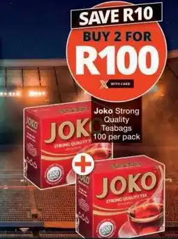 Checkers JOKO STRONG QUALITY TEABAGS offer