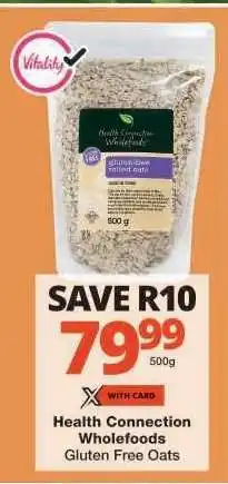 Checkers Health Connection Wholefoods Gluten-Free Oats offer