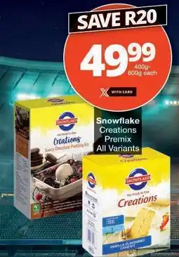 Checkers Snowflake Creations Premix offer