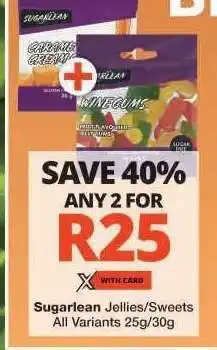 Checkers Sugarlean Jellies/Sweets offer