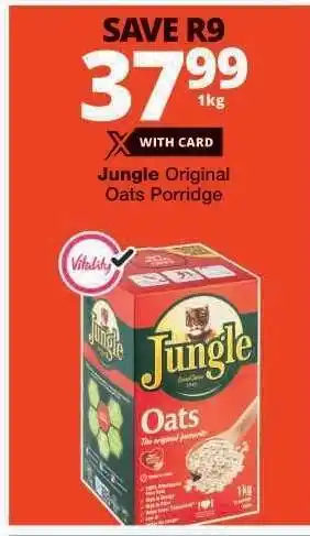 Checkers Jungle Original Oats Porridge offer