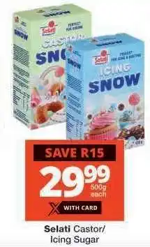 Checkers Selati Castor/Icing Sugar offer