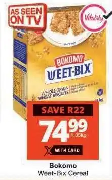 Checkers Bokomo Weet-Bix Cereal offer