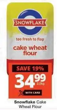 Checkers SNOWFLAKE CAKE WHEAT FLOUR offer