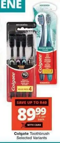 Checkers Colgate Toothbrush offer